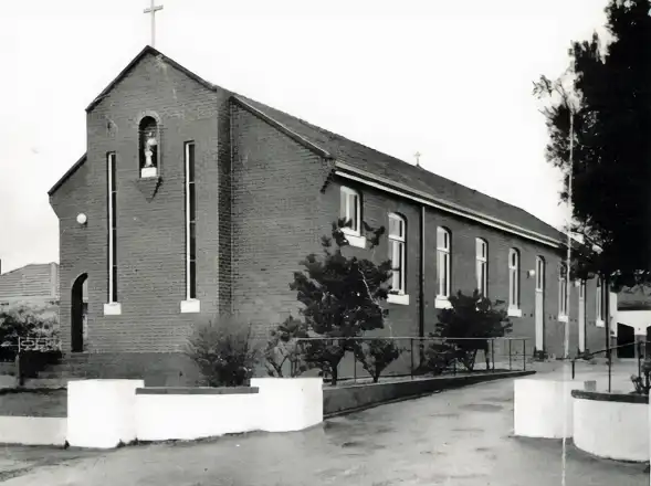 St Joseph;s Church after the extensions in July 1959